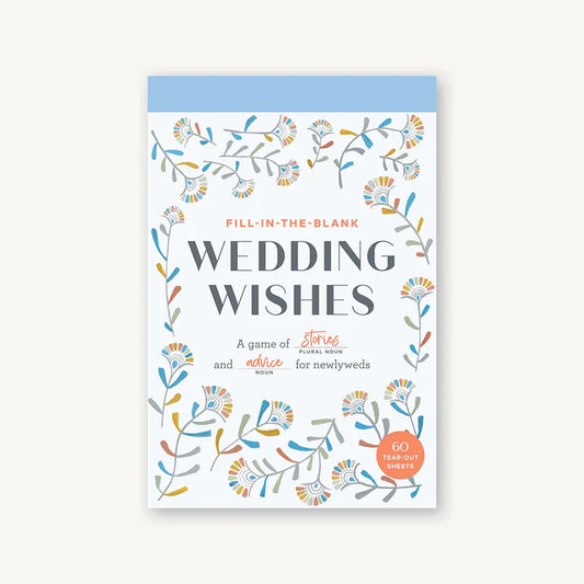 Fill In the Blank Wedding Wishes