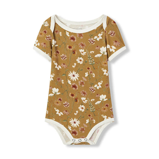 Wildflower Bamboo Onesie