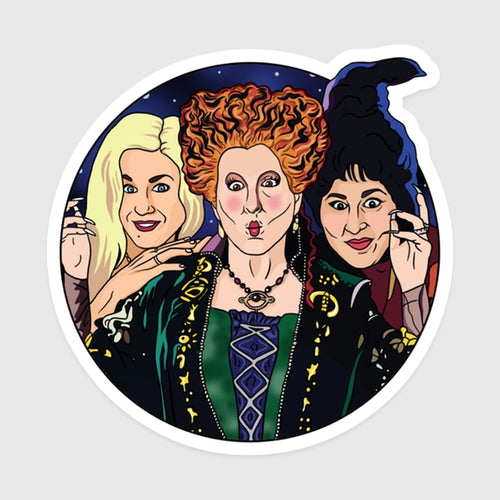 Sanderson Witch Sisters Halloween Sticker