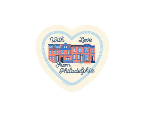 With Love from Philadelphia Sticker