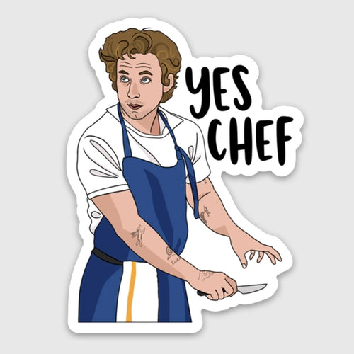 Yes Chef The Bear Sticker