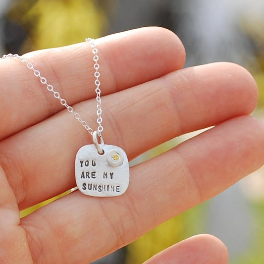 You Are My Sunshine Necklace