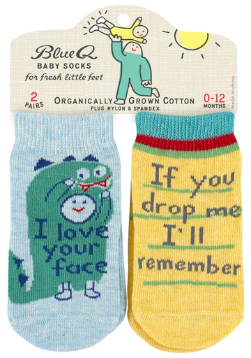 I Love Your Face/If You Drop Me I'll Remember Baby Socks