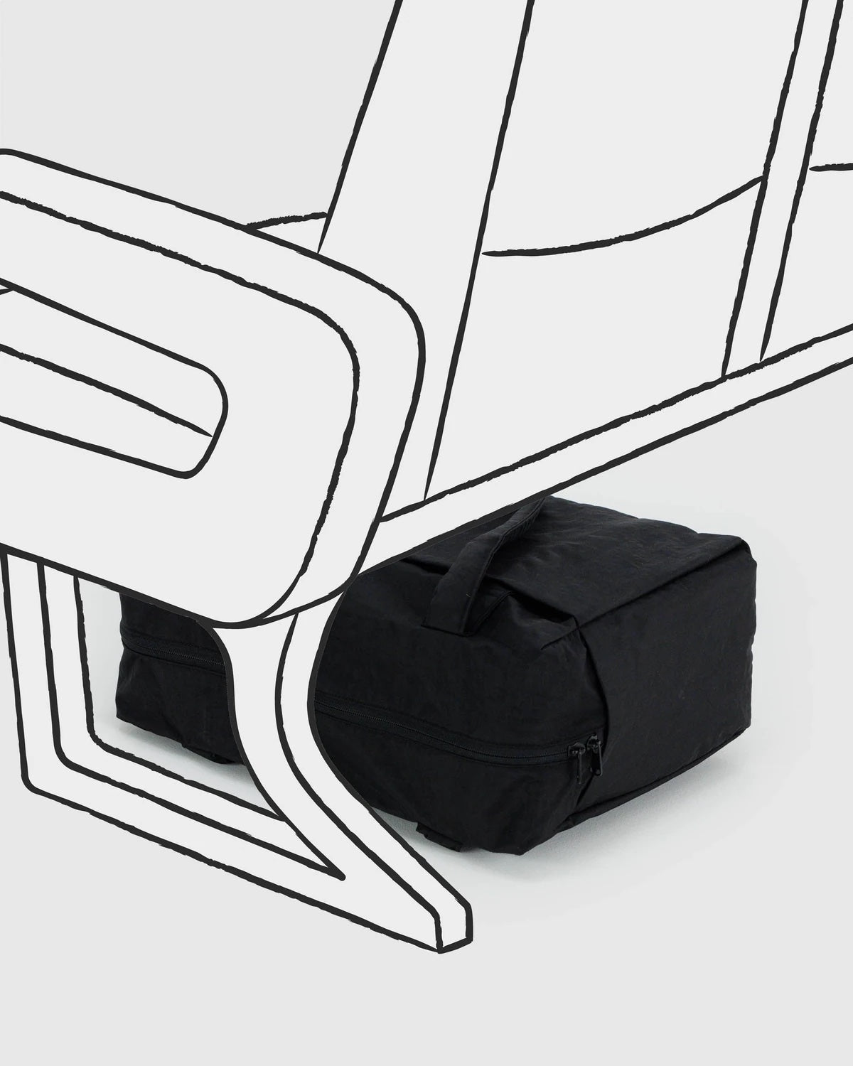 Balck Small Cloud Carry On