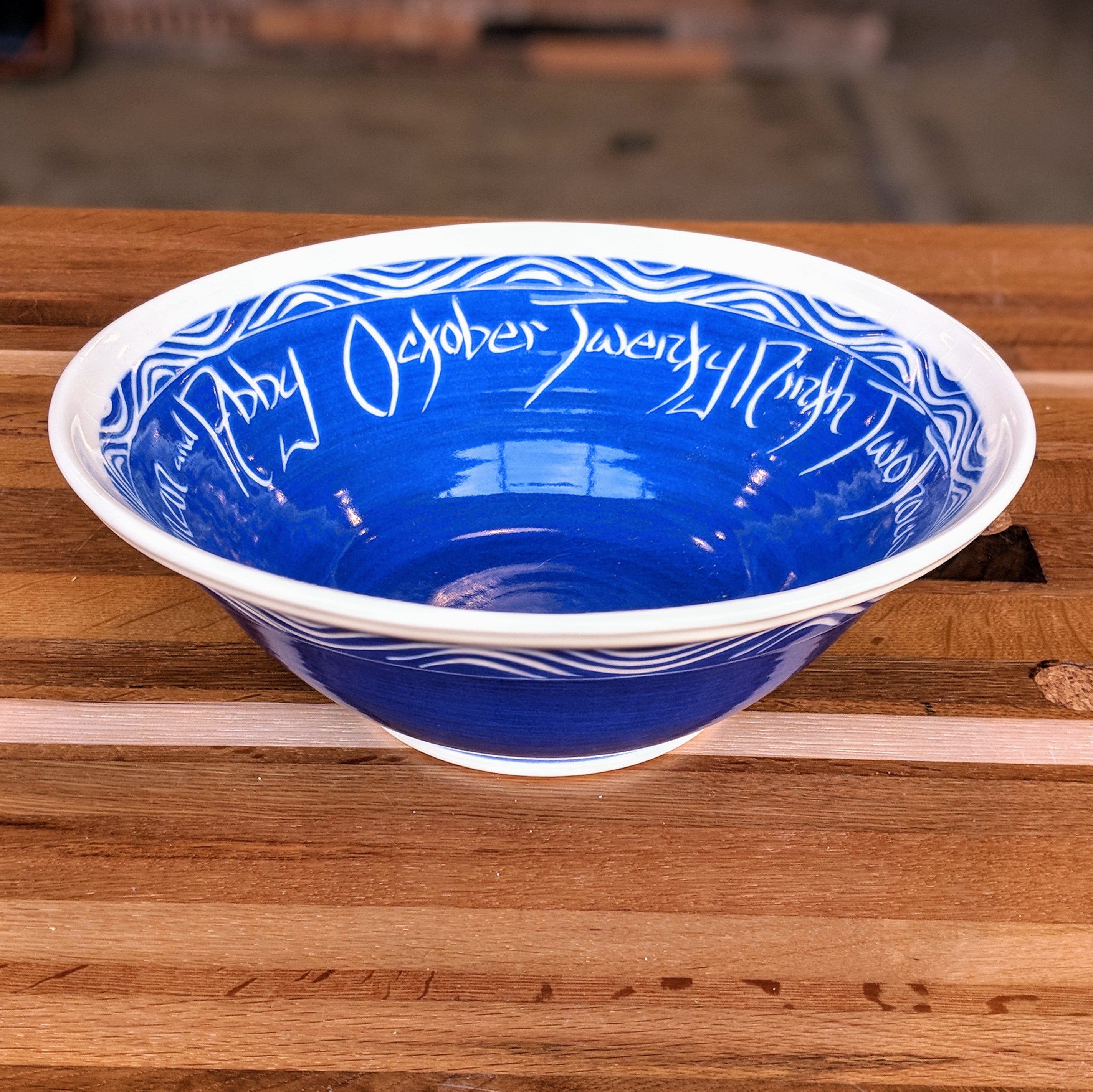 Centerpiece Bowl, MADE TO ORDER, offers Custom Bowl, Ocean Bowl, Wedding Gift, Ceramic Bowl, Pottery Bowl, Decorative Bowl, Anniversary Gift