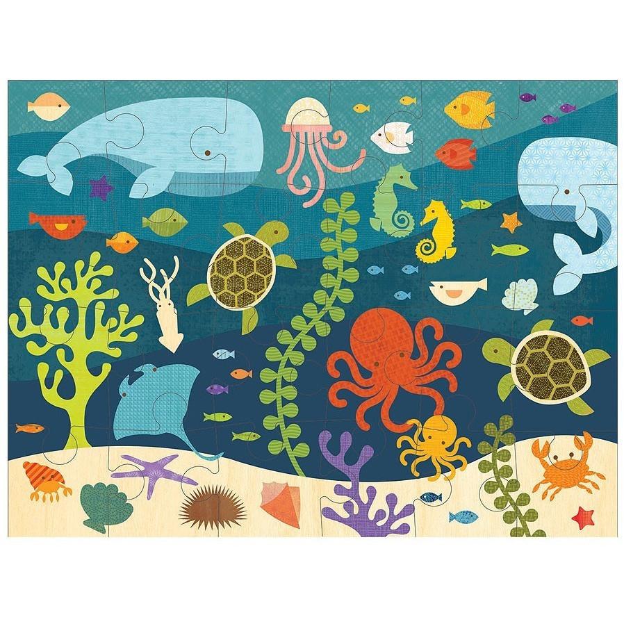 Ocean Life 24 Piece Floor Puzzle