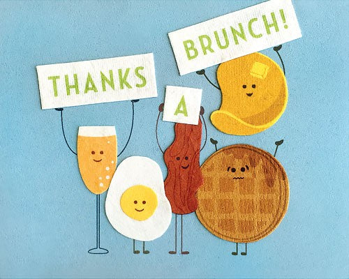 Thanks A Brunch Card - Ali's Wagon