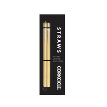 Load image into Gallery viewer, Gold Cocktail Straw Set