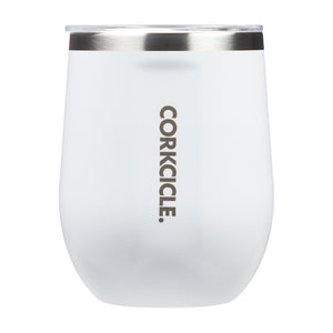 White Gloss Corkcicle Stemless