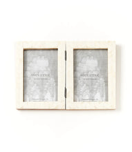 Load image into Gallery viewer, Artemis Natural Bone Hinged Double Frame