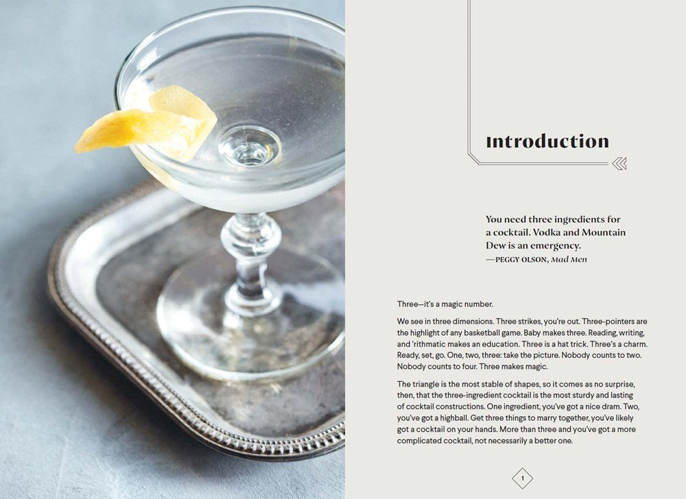 3 Ingredient Cocktails by Robert Simonson