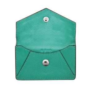 Turquoise Envelope Business Card Wallet