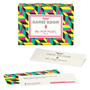 80s Pop Music Quiz Game Deck