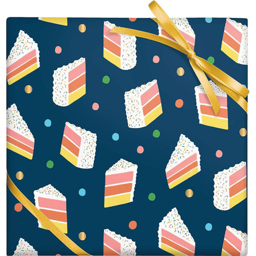 Birthday Cake Slice Wrapping Paper