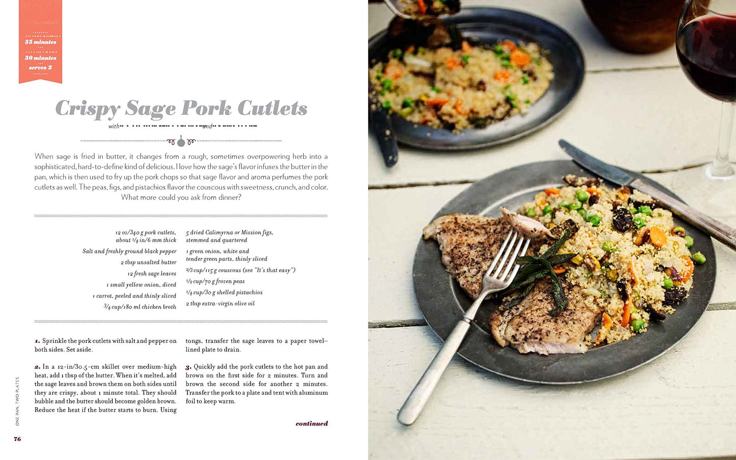 One Pan Two Plates Cookbook