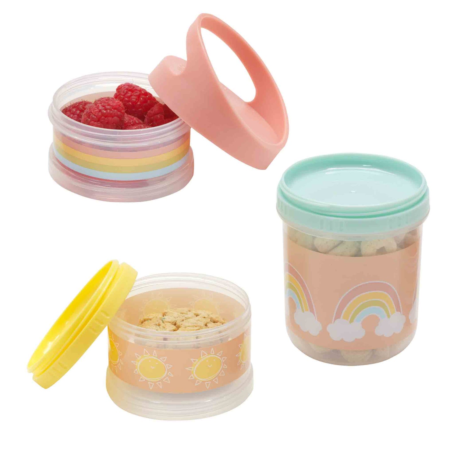 Rainbows & Sunshine Twist & Snack Stacker