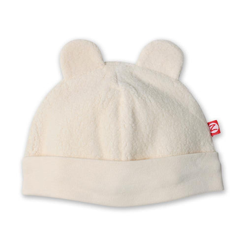 Cream Cozie Fleece Hat