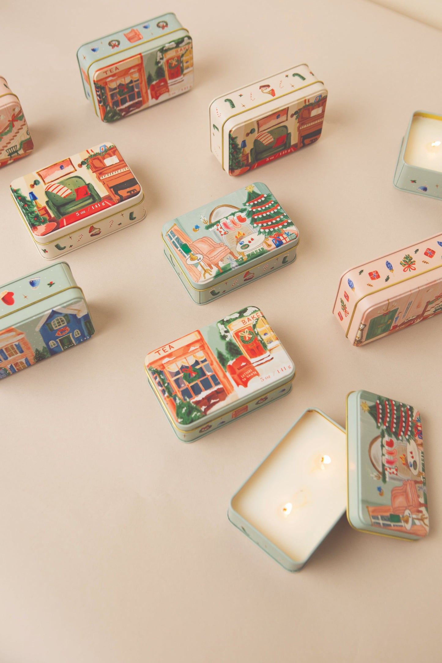 Tangerine & Clove Holiday Tin Candle