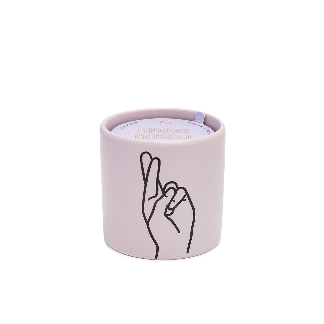 Wisteria & Willow Fingers Crossed Candle