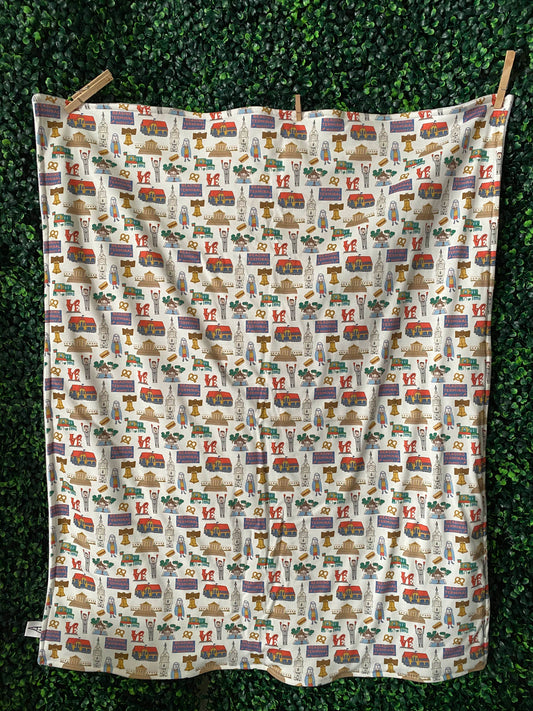 All Philadelphia Baby Blanket