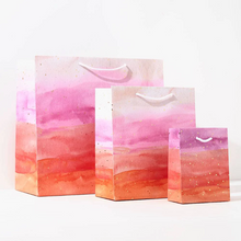 Load image into Gallery viewer, Pink Watercolor Small Gift Bag