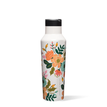 Load image into Gallery viewer, Cream Lively Floral Rifle Paper x Corkcicle Sport Canteen