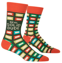 Load image into Gallery viewer, Real Solid Dude Crew Socks