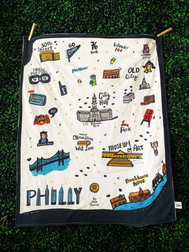 Philly Icons Baby Blanket