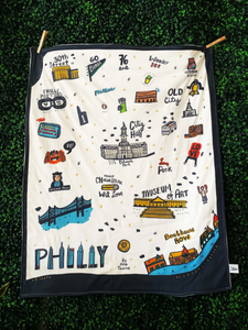 Philly Icons Baby Blanket