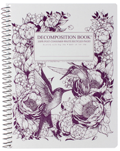 Load image into Gallery viewer, Hummingbird Spiral Decomposition Notebook