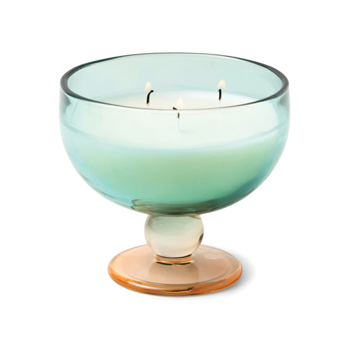 Tobacco & Patchouli Aura Glass Goblet Candle