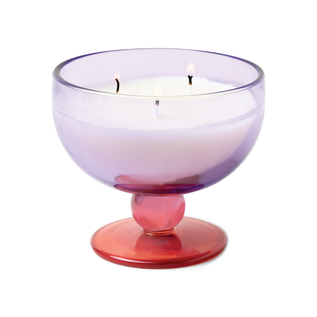 Pepper & Plum Aura Glass Goblet Candle