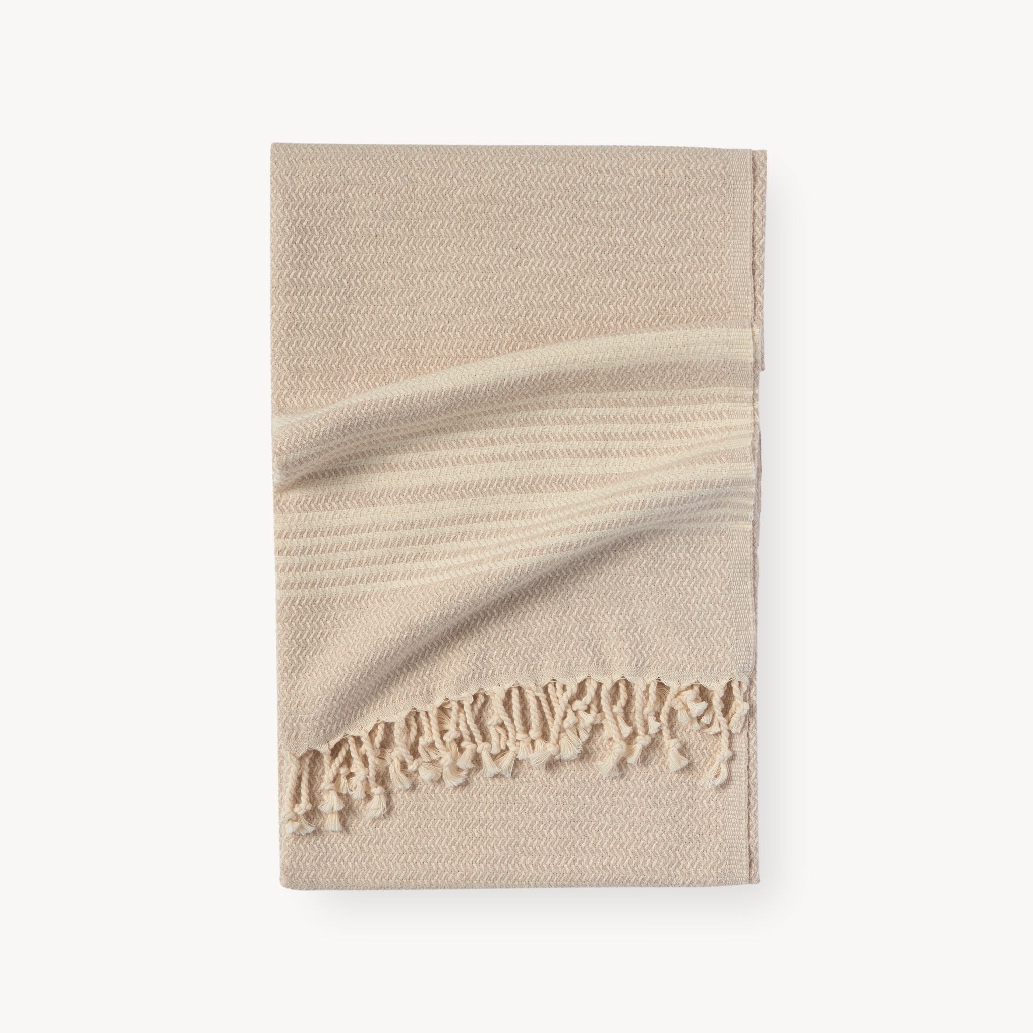 Classic Turkish Hand Towel Beige