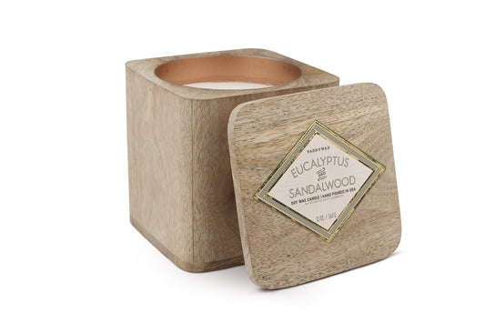 Eucalyptus & Sandalwood Woods Candle by paddywax at local housewares store Division IV in Philadelphia, Pennsylvania