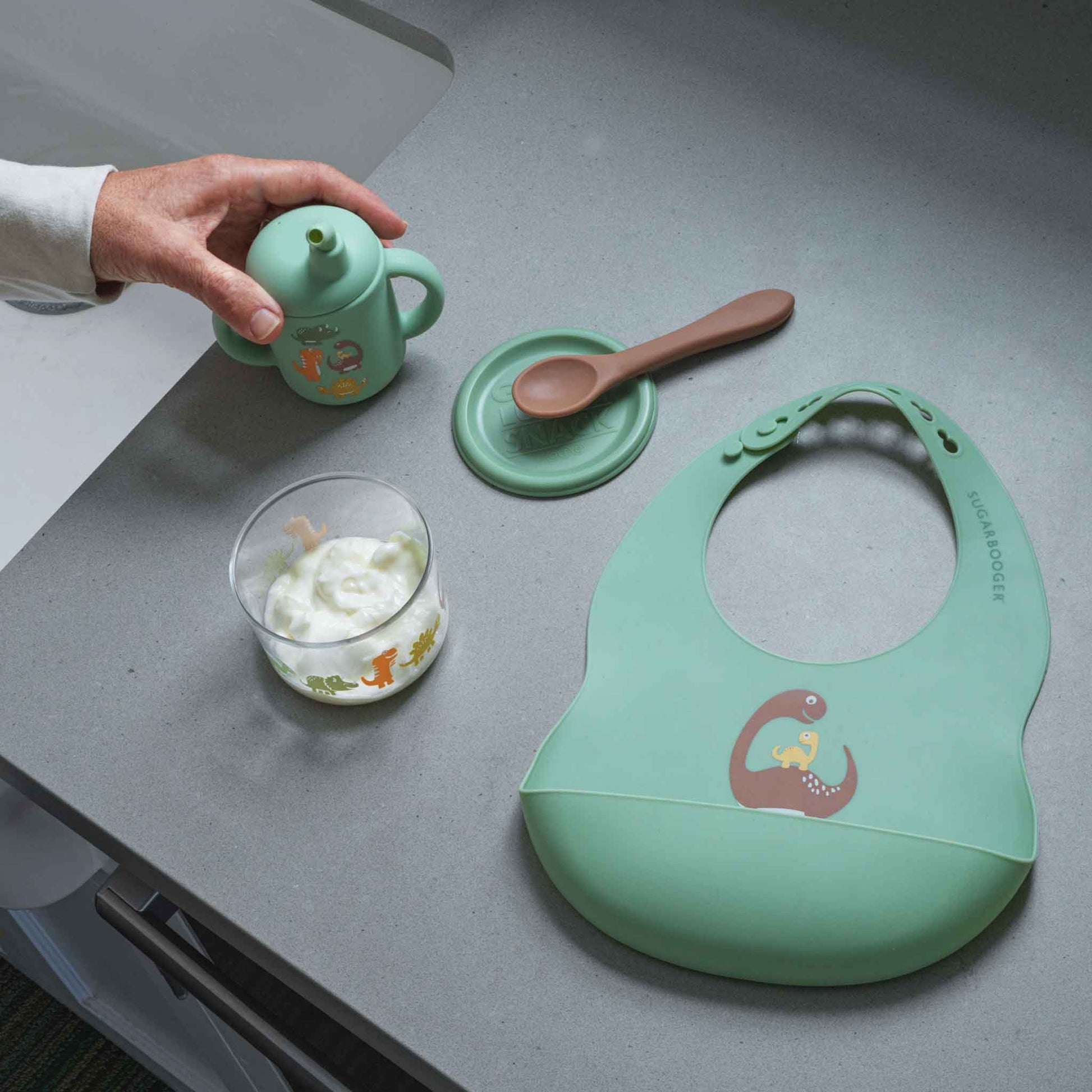 Baby Dinosaur Fresh & Messy Sippy Cup - Ali's Wagon