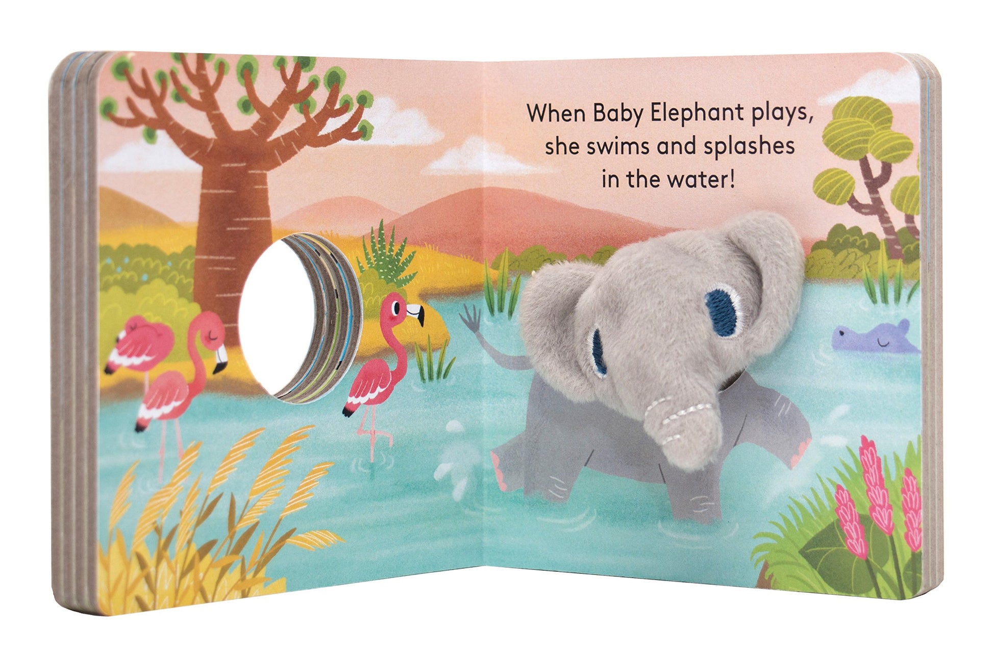 Baby Elephant Finger Puppet Book - Ali's Wagon
