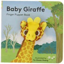 Load image into Gallery viewer, Baby Giraffe Finger Puppet Book