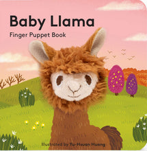 Load image into Gallery viewer, Baby Llama Finger Puppet Book