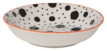 Load image into Gallery viewer, Black Splatter Dots Dip Bowl