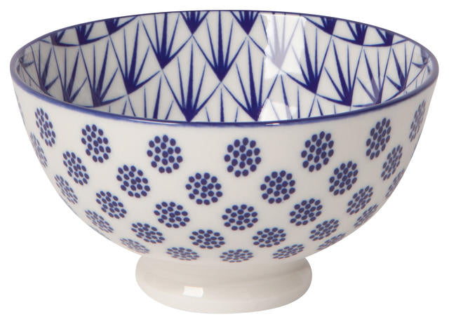 Blue Dots Stamped Bowl