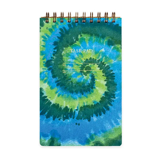 Blue & Green Tie Dye Task Pad