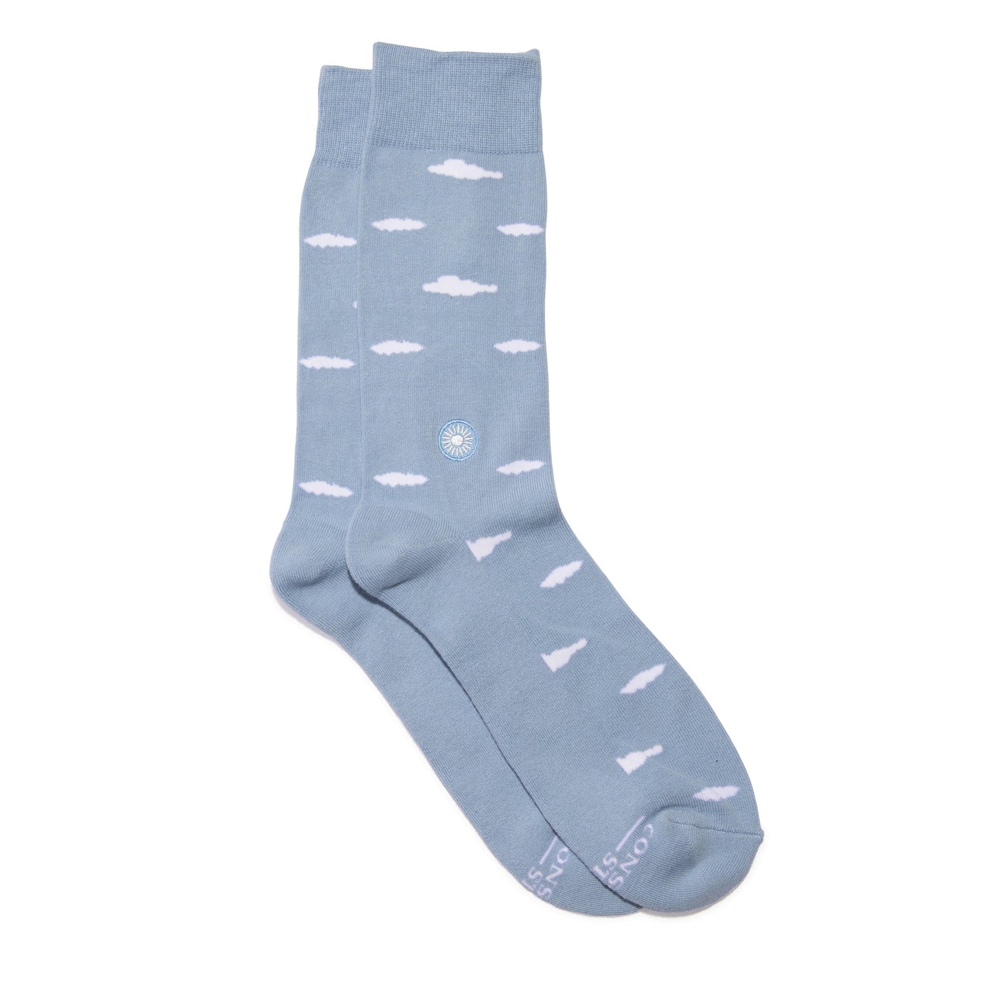 Blue Skies Socks that Support Mental Health