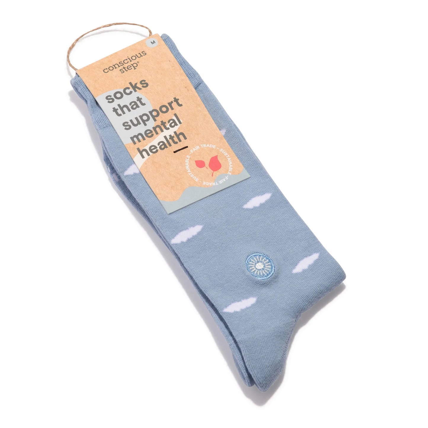 Blue Skies Socks that Support Mental Health