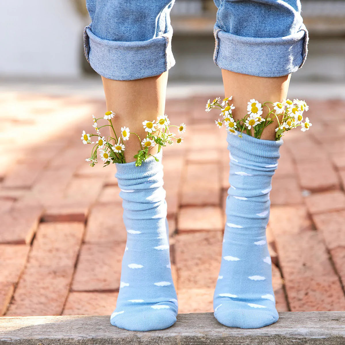 Blue Skies Socks that Support Mental Health