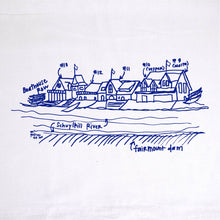 Load image into Gallery viewer, Boathouse Row Tea Towel - Ali&#39;s Wagon