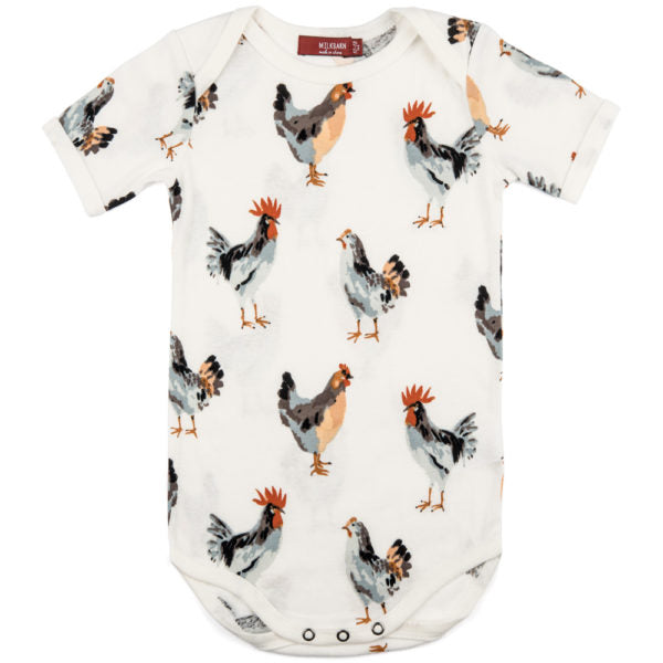 Chickens Organic Onesie