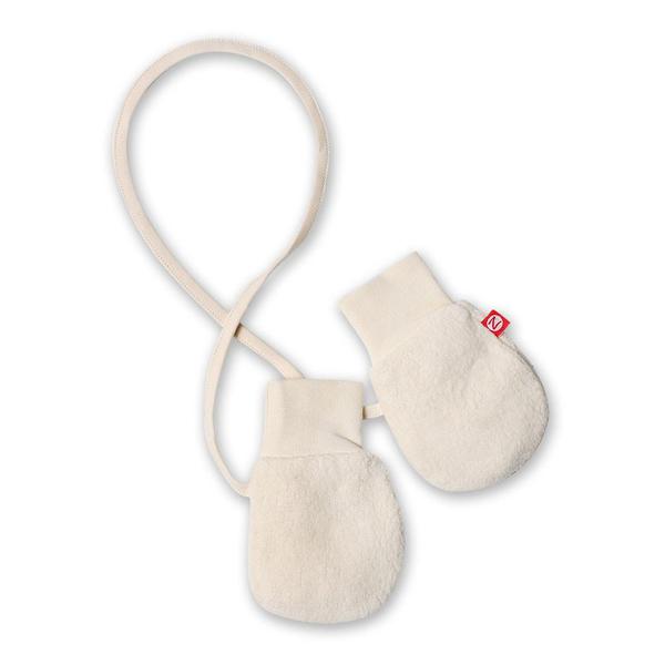 Cream Cozie Fleece Mitten