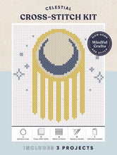 Load image into Gallery viewer, Celestial Cross Stitch Kit