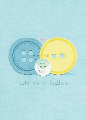 Cute as a Button Card