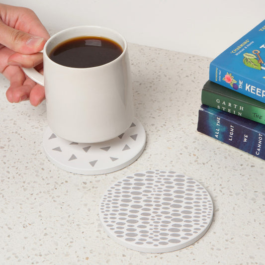 Dapple Grey Soak Up Coaster Set